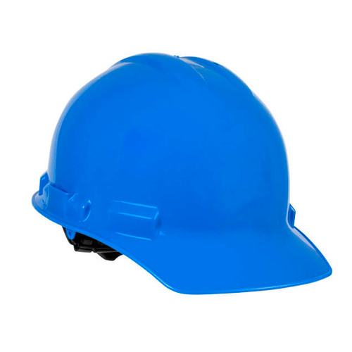 Radians GHR4-OCEAN BLUE Granite Cap Style Hard Hat | 4 Point Crown Strap Ratchet Suspension | Pillowed Brow Pad | Ocean Blue | Each