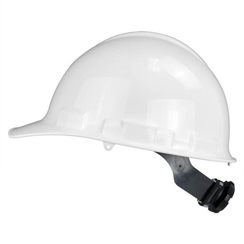 Radians GHR4-WHITE Granite Cap Style Hard Hat | 4 Point Crown Strap Ratchet Suspension | Pillowed Brow Pad | White | Each