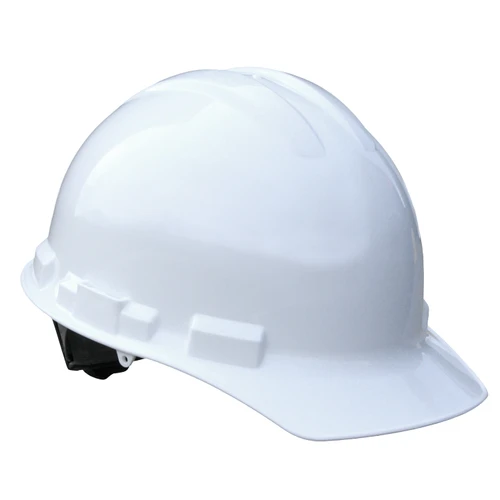 Radians GHR6-WHITE Granite Cap Style Hard Hat | 6 Point Crown Strap Ratchet Suspension | Pillowed Brow Pad | White | Each