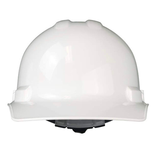 Radians GHR6-WHITE Granite Cap Style Hard Hat | 6 Point Crown Strap Ratchet Suspension | Pillowed Brow Pad | White | Each