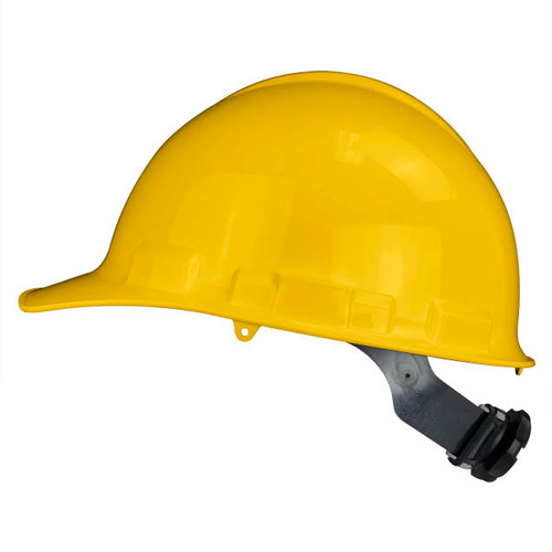 Radians GHR6-YELLOW Granite Cap Style Hard Hat | 6 Point Crown Strap Ratchet Suspension | Pillowed Brow Pad | Yellow | Each