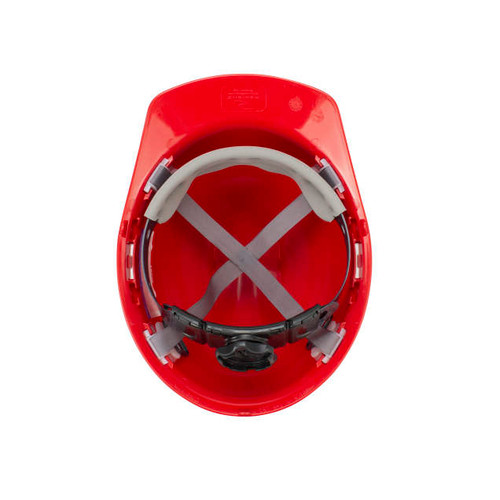 Radians GHR4V-RED Granite Vented Cap Style Hard Hat | 4 Point Crown Strap Ratchet Suspension | Pillowed Brow Pad | Red | Case of 20 Units