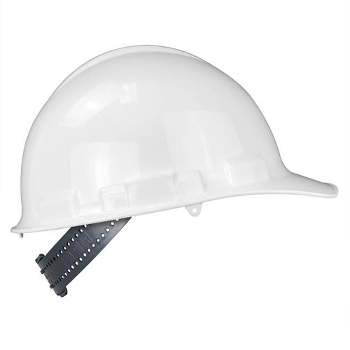 Radians GHP6-WHITE Granite Cap Style Hard Hat | 6 Point Crown Strap Pinlock Suspension | Pillowed Brow Pad | White | Each