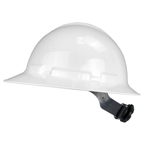 Radians QHR6-WHITE Quartz Full Brim Hard Hat | 6 Point Crown Strap Ratchet Suspension | Pillowed Brow Pad | White | Case of 10 Units