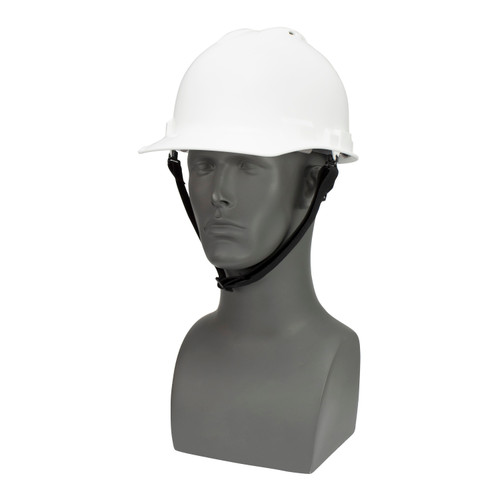 Radians HHCS2 Hard Hat Two Point Elastic Chin Strap | Plastic Hooks | Adjustable | Black