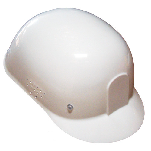 Radians 302-WHITE Diamond Bump Cap | 4 Point Molded Suspension | White | Perforated Side