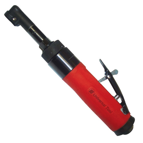 Universal Tool UT8891-45 Aircraft Angle Drill with Low Profile Drill Attachment | 0.45 HP | 4,500 RPM | 1/4" x 20 TPI Chuck | Rear Exhaust
