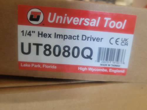 Universal Tool Impact Driver | UT8080Q | 0.4 HP | 10,000 RPM | 10 - 75 (ft-lbs) Torque Range