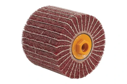 Walter Surface Technologies 07K421 TWO-IN-ONE TURBO Drum | 5/8" - 11 Arbor Hole | 4-1/2" Diameter | 3800 Max. RPM | Ceramic/Aluminum Oxide 60 Grit