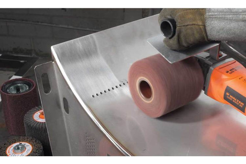 Walter Surface Technologies 07M422 BLENDEX Surface Conditioning Drum | 5/8" - 11 Arbor Hole | 4-1/2" Diameter | 3800 Max. RPM | Aluminum Oxide