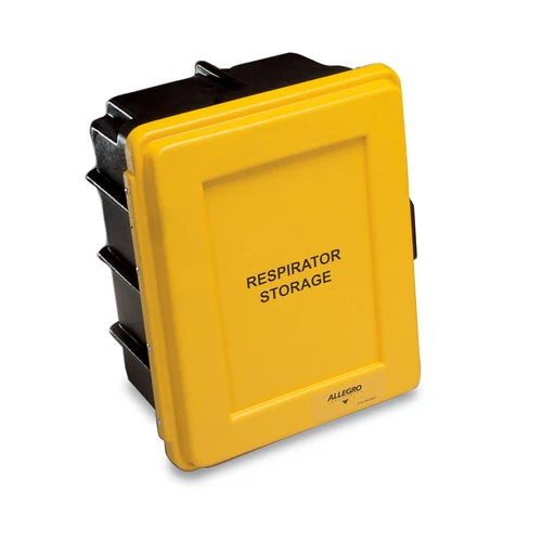 Allegro 4400 Respirator Storage Wall Case | Yellow