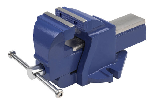 Palmgren 9629695 5" Utility Bench Vise | 5" Jaw Opening | 5500 lbs. Clamping Force Max | Malleable Iron