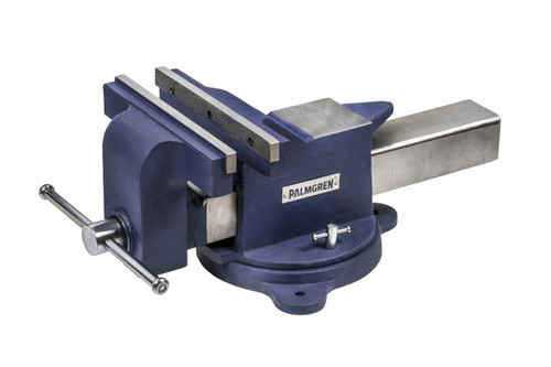 Palmgren 9629680 10" Industrial Bench Vise | 10" Jaw Opening | 8580 lbs.Clamping Force Max | Cast Iron