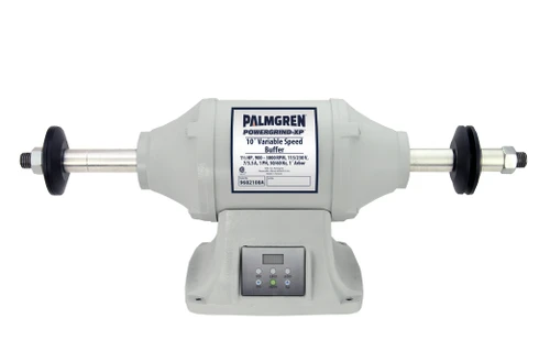 Palmgren 9682108 Variable Speed Bench Buffer | 10" Wheel Diameter | 900 - 3000 RPM | 1.5 HP