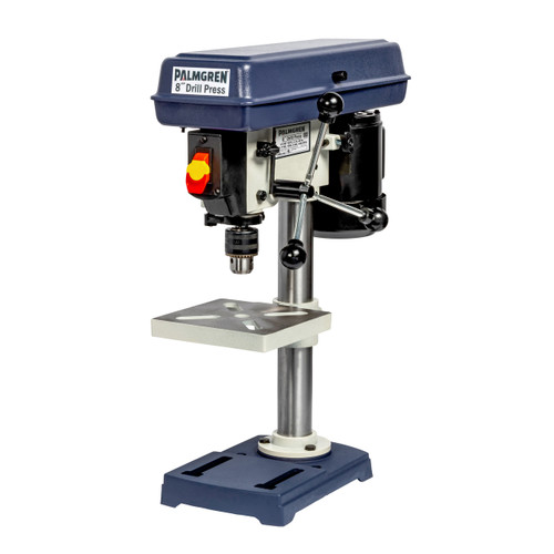 Palmgren 9680148 Bench Top Step Pulley Drill Press | 8" Swing | 760 - 3070 RPM | 1/3 HP