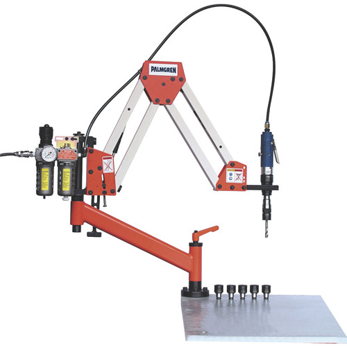 Palmgren 9680410 58" Reach Production Tap Pneumatic Tapping Arm | 9/16" Max. Tap Capacity Aluminium | 400 RPM | 1/2" Max. Tap Capacity Mild Steel
