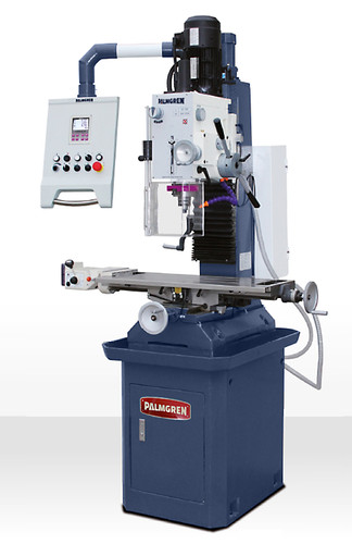 Palmgren 9680147 9.5" x 31.5" Deluxe Gear Drive Milling Machine with Stand | 2 HP | 2275 RPM