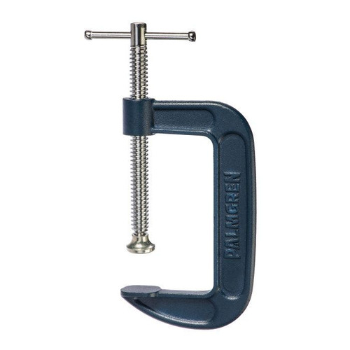 Palmgren 9629095 Economy Cast Iron C-Clamp | 3" Max Open Capacity | 7/16" Spindle Diameter | 1-7/8" Throat Capacity