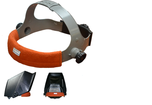 Weldas 20-3100V SWEATSOpad Welding Helmet Sweatband | Standard | Brown