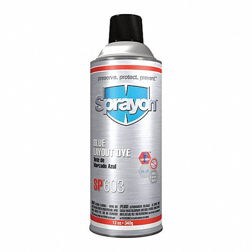 Sprayon SC0603000 16-Ounce Blue Lay Out Fluid | Aerosol VOC Compliant | Sold By Box of 12