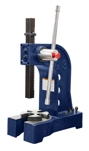 Palmgren 9661301 3 Ton Arbor Press | 6-1/8" Throat Capacity | 12-1/8" Swing | 6-5/8" Anvil Diameter