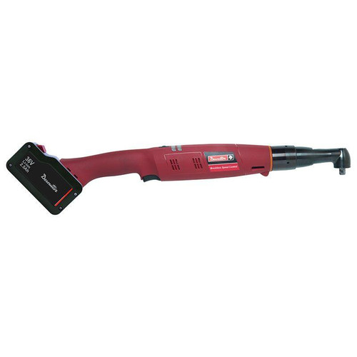 Desoutter ELS45-180-A  E-LIT Battery Clutch Angle Head Tool | 50-180 RPM | 177-398 (in-lbs) Torque Range | 3/8" Square Drive | Trigger Start