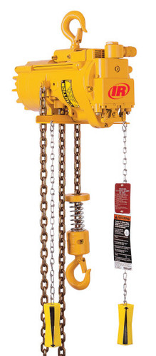 Ingersoll Rand ML500KS-1B15-B11S MLK Series Air Chain Hoist | 1/2 Ton Capacity | 15 ft Lift | 11 Drop | Bullard Self-Closing Hook | Pull Chain Control
