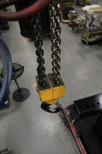 Ingersoll Rand HL1000K-2C10-C6 HLK Series Air Chain Hoist | 1 Ton Capacity | 10 ft Lift | 6 Drop | Steel Snap Hook | Pendent Control