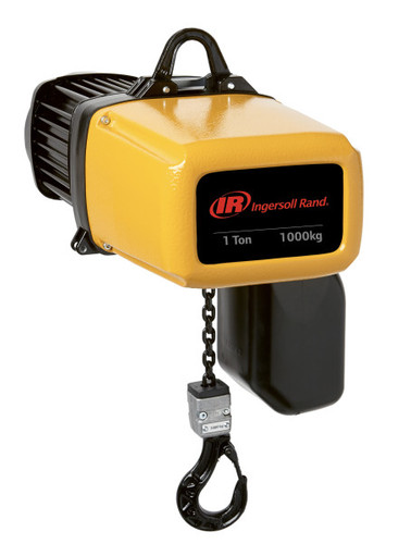 Ingersoll Rand ELK100-1ND100H-15-11-4CF15 ELK Series Electric Chain Hoist | 1 Ton Capacity | 15 ft Lift | 11 ft Drop | Hook Suspension | Pendant Control