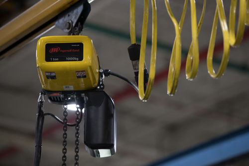 Ingersoll Rand ELK100-1ND100P-10-6-3CF15 ELK Series Electric Chain Hoist | 1 Ton Capacity | 10 ft Lift | 6 ft Drop | Plain Trolley | Pendant Control