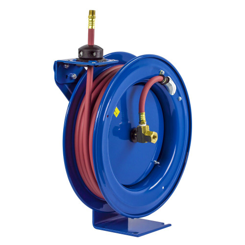 Coxreels P-LPL-415 Low Pressure Spring Rewind Hose Reel | P Series | 1/2" Hose Diameter | 15' Hose Length | 300 Max PSI | less hose