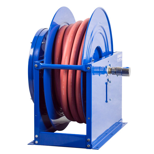 Coxreels SMPL-575 Single Hose Spring Rewind Hose Reel | SP Series | 3/4" Hose Diameter | 75' Hose Length | 1500 Max PSI | Less Hose