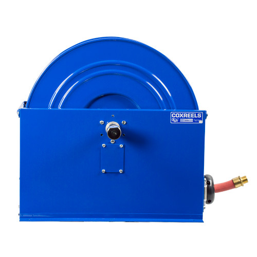 Coxreels SMPL-675 Single Hose Spring Rewind Hose Reel | SP Series | 1" Hose Diameter | 75' Hose Length | 2000 Max PSI | Less Hose