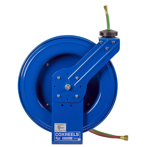 Coxreels SHWL-N-160 Dual Hose Spring Rewind Hose Reel | SHW Series | 1/4" Hose Diameter | 60' Hose Length | 200 Max PSI | Less Hose