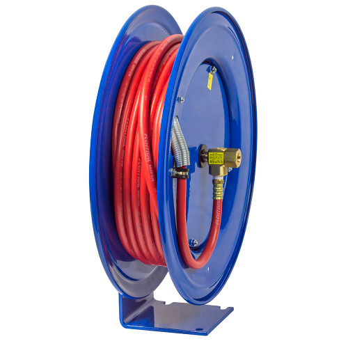 Coxreels E-HPL-150 Spring Rewind Enclosed Cabinet Hose Reel | E Series | 1/4" Hose Diameter | 50' Hose Length | 5000 Max PSI | Less Hose