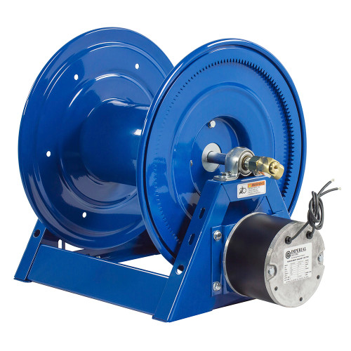 Coxreels 1125-5-250-A Compressed Air #4 Gast Motor Rewind Hose Reel | 1125 Series | 3/4" Hose Diameter | 250' Hose Length | 3000 Max PSI | Less Hose
