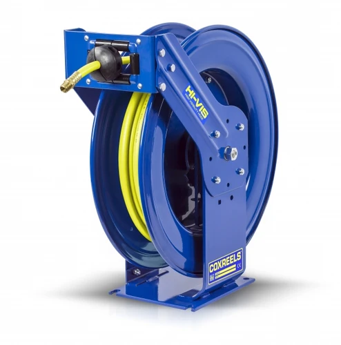 Coxreels TSH-N-375-HV Supreme Duty Spring Rewind Hose Reel | T-HV Series | 3/8" Hose Diameter | 75' Hose Length | 300 Max PSI