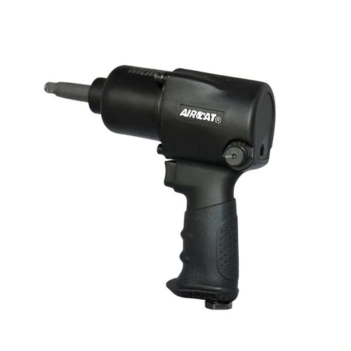 Aircat Pneumatic Tools 1431-2 Impact Wrench With 2" Extended Anvil | 800 (ft-lbs) Max Torque | 9000 RPM | 1/2"x2" Square Drive