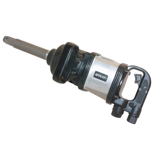 Aircat Pneumatic Tools 1994 Super Duty Straight Impact Wrench With 8" Extended Anvil | 2300 (ft-lbs) Max Torque | 4500 RPM | 1"x8" Square Drive