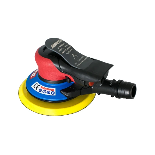 Aircat Pneumatic Tools 6700-6-332SV Self Vac Orbital Palm Sander | 6" Pad Size | 11000 RPM | 3/32" Orbit | Hook & Loop