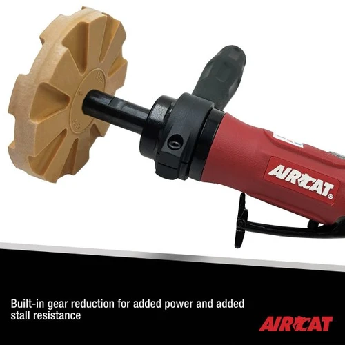 Aircat 6345 Pinstripe and Adhesive Removal Tool | 0.6 HP | 2,600 RPM | 5/16" x 24 Spindle Thread | Rear Exhaust