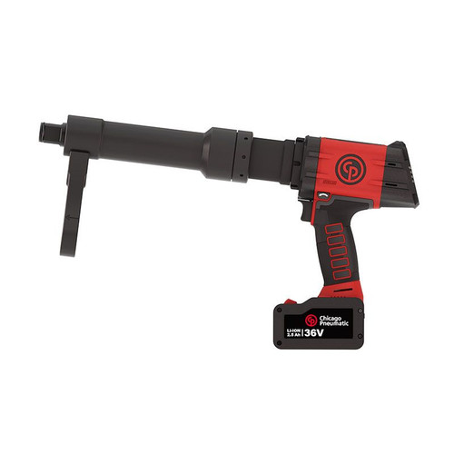 Chicago Pneumatic Battery Torque Wrench | CP8609CQ-xC PACK 36V 2.5AH | 220 - 665 (ft-lbs) Torque Range | 1" Square Drive