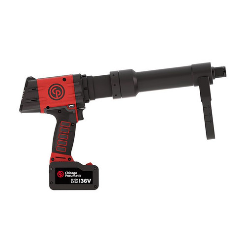 Chicago Pneumatic Battery Torque Wrench | CP8609CQ-xCT PACK 36V 2.5AH | 220 - 665 (ft-lbs) Torque Range | 1" Square Drive