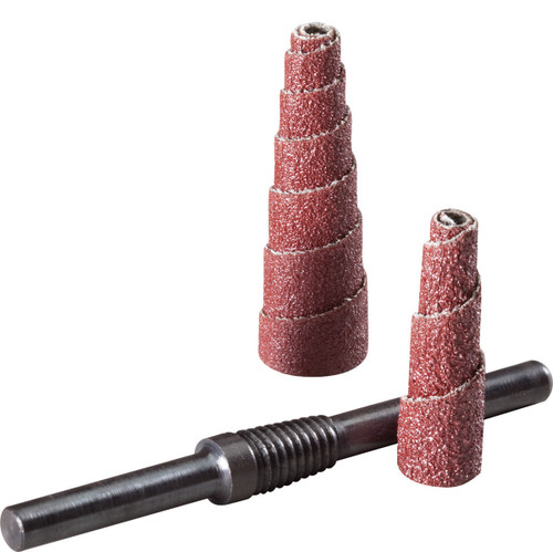 United Abrasives Tapered Cartridge Roll | 38322 | 1/2" Diameter | 120 Grit | Sold by Box of 100