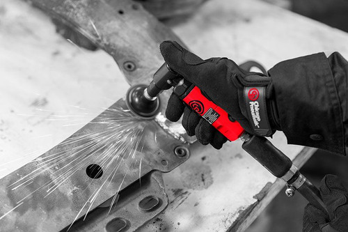 Chicago Pneumatic CP875 Angle Die Grinder Kit | 0.3 HP | 22,500 RPM | 1/4" Collet Capacity