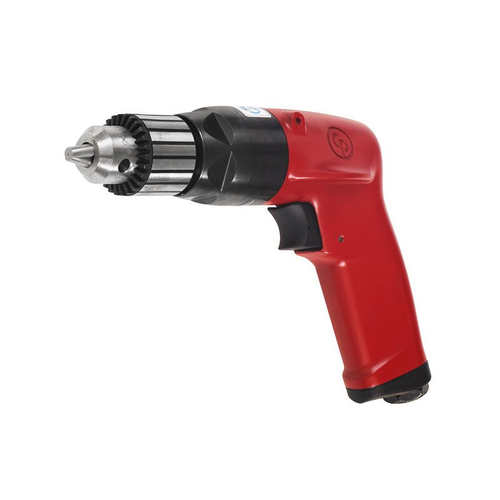 Chicago Pneumatic CP1117P60 3/8" Pneumatic Air Drill | Key Chuck | 1 HP | 6,000 RPM | 2.5 (ft-lb) Stall Torque