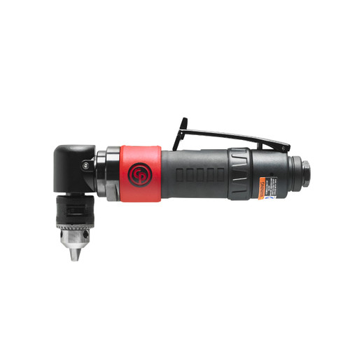 Chicago Pneumatic CP879C 3/8" Reversible Angle Drill | Keyed Chuck Metal | 0.35 HP | 2,000 RPM | 3.2 (ft-lb) Stall Torque