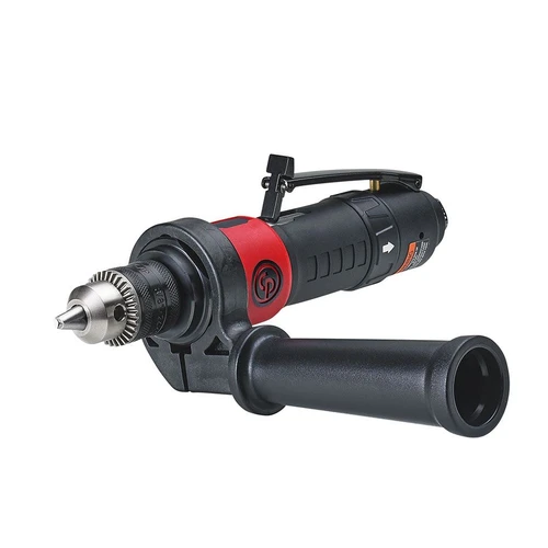 Chicago Pneumatic CP887C 3/8" Reversible Straight Drill | Keyed Metal Chuck | 0.4 HP | 2,100 RPM | 3.8 (ft-lb) Stall Torque