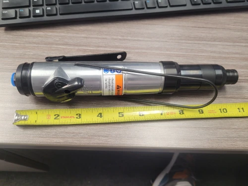 Ingersoll Rand 5RLNC1 Inline Pneumatic Screwdriver | 1,000 RPM | 13 - 75 (in-lbs) Torque Range