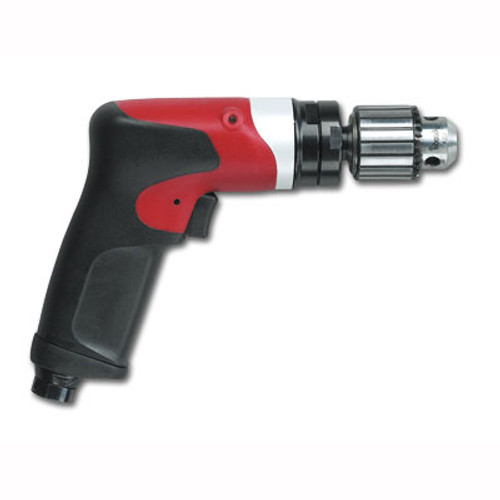Desoutter DR750-P3300-C10 Pistol Grip Pneumatic Drill | 1 HP | 3,300 RPM | 85.0 in.-lbs. | Key Chuck